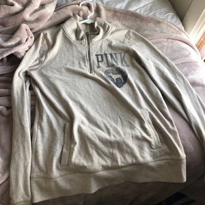 1/4 Zip PINK Sweater